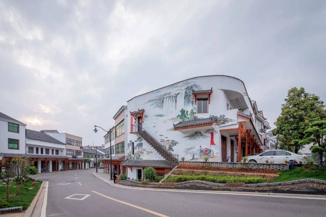 白龍橋,赤松,湯溪,羅埠,赤松,上溪._建設_城鎮_樣板