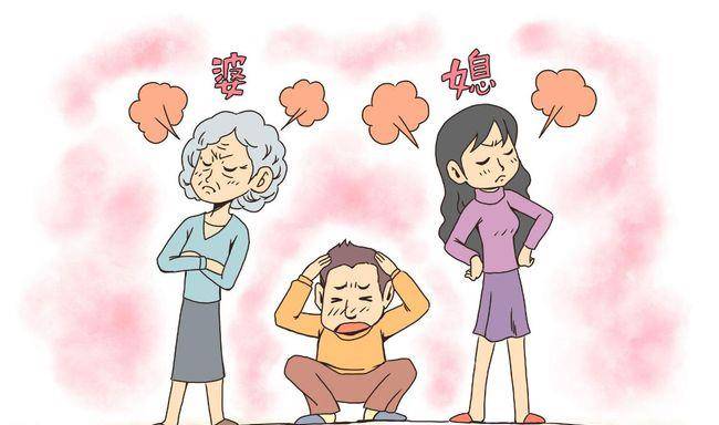 一婆婆和媳妇吵架,丈夫在一旁,婆婆:再找一个一样能生儿子
