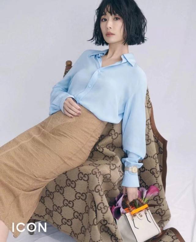 内衣 46岁林心如罕见变时尚！大胆换发型还穿塑身衣，身材暴瘦嫩回少女