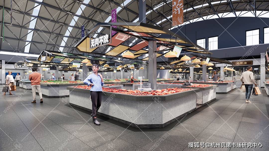 农贸市场设计传统钢棚农贸市场升级改造为综合市集益农益旅