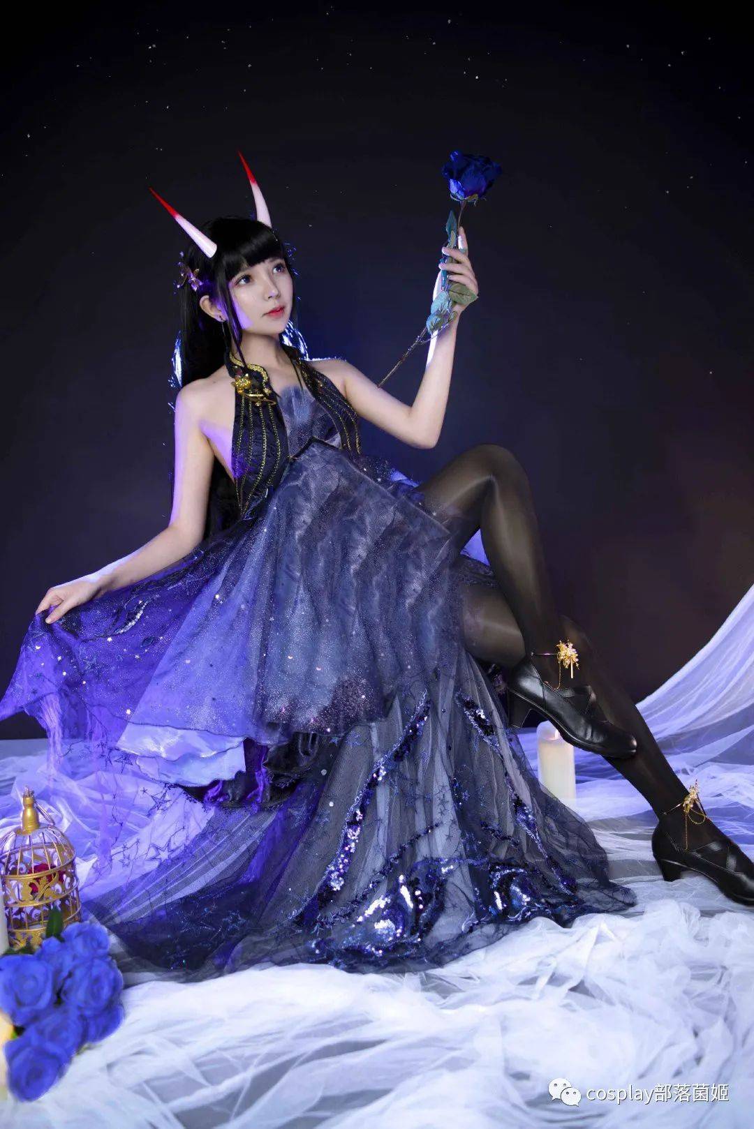 67cos碧蓝航线能代礼服cos正片妍子