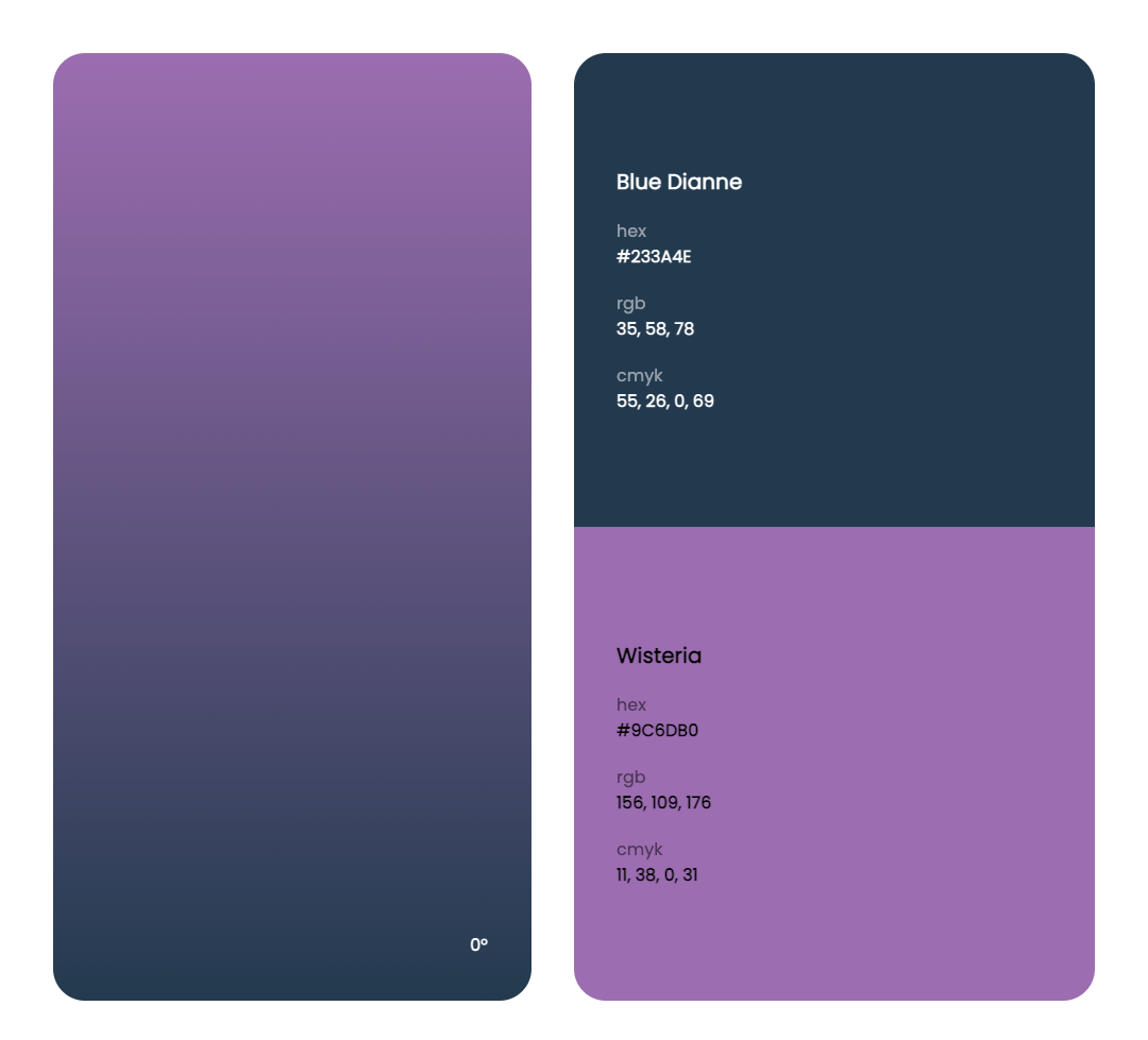 紫色系色彩搭配方案优雅色