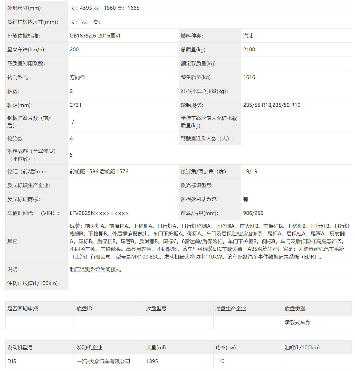 探岳中期改款申报图图片