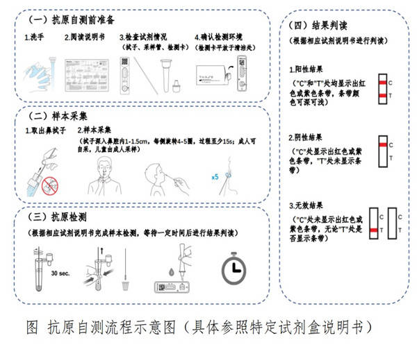 新冠病毒抗原自测基本要求及流程_检测_试剂_结果
