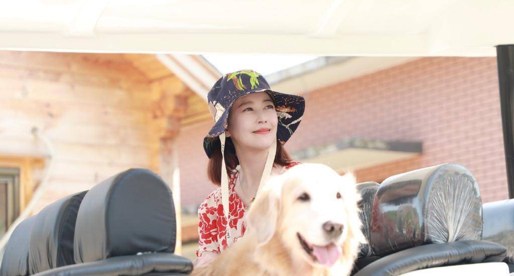 毛衣 55岁周海媚真过分,年过半百穿樱花粉毛衣比95后还嫩,我爱了