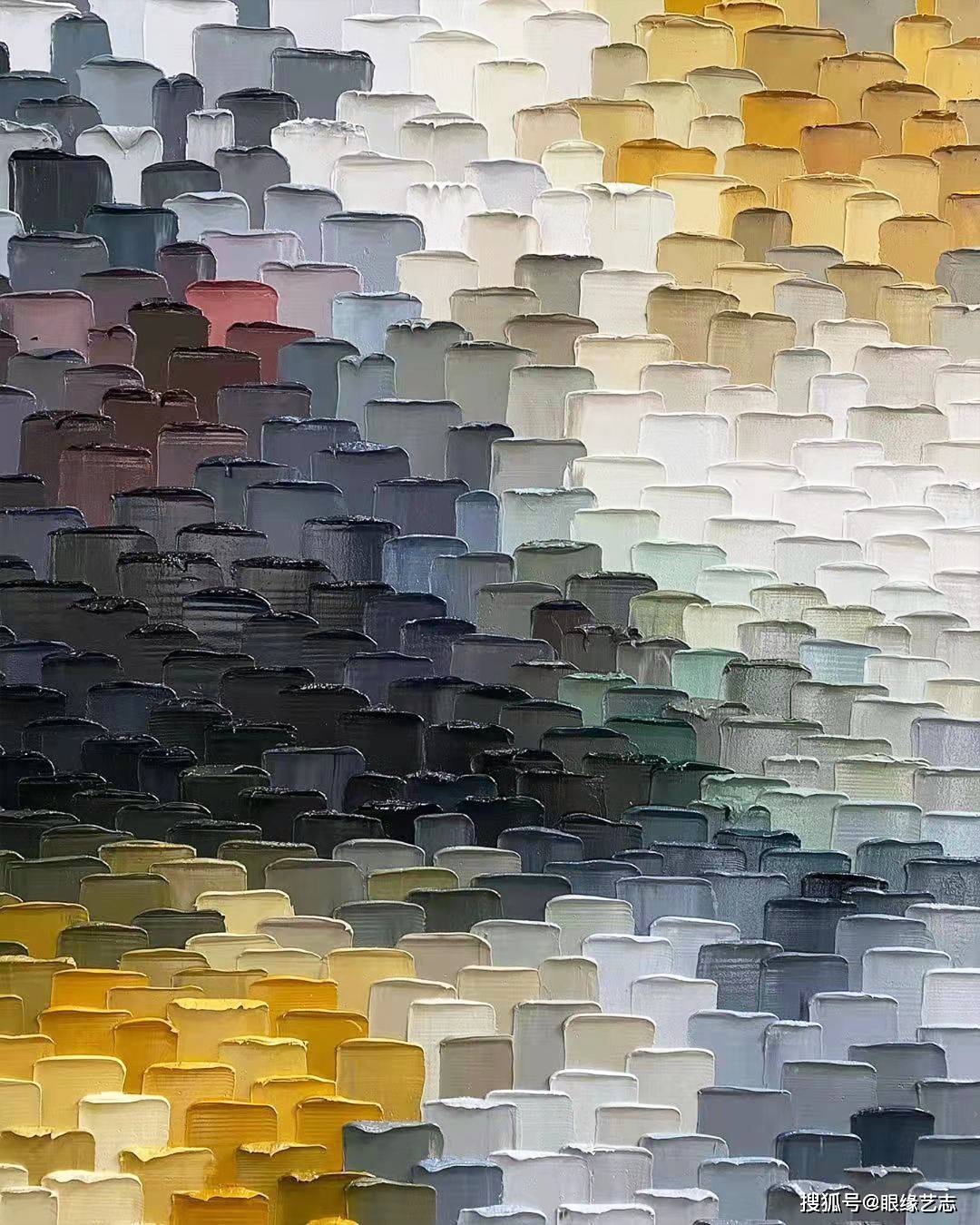 原创与自己的纹理相遇堆叠视觉艺术家daniellerovetti的抽象维度