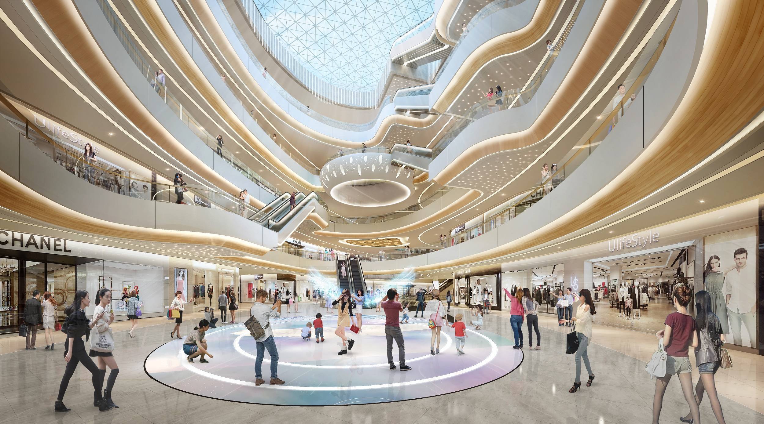 融合三大场景打造六大空间亮点tcity桃源天地购物中心值得期待