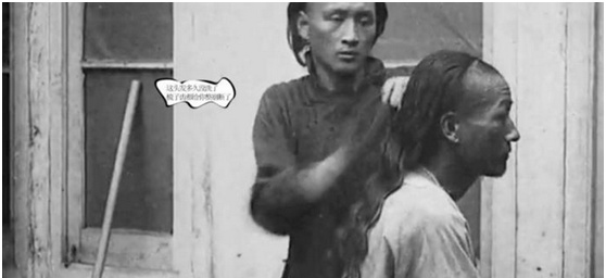 发型古人留的辫子一年洗一次!辫子打开的时候,外国传教士吐了一地!