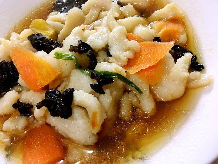 原创教你营养美味的熘鱼片嫩滑爽口超好吃最后连汤汁都不剩