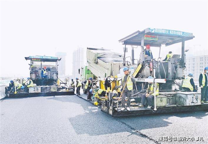 沂河高架路工程清河西路濱河路全面提速