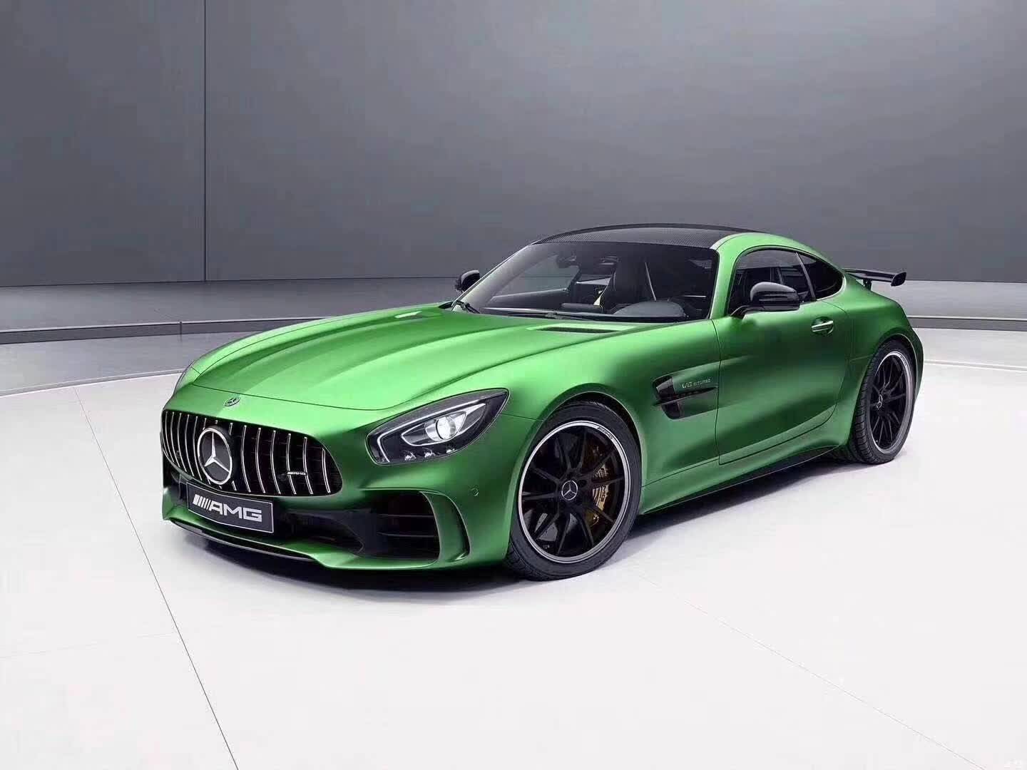 67skto改色膜魔焰绿奔驰原厂色