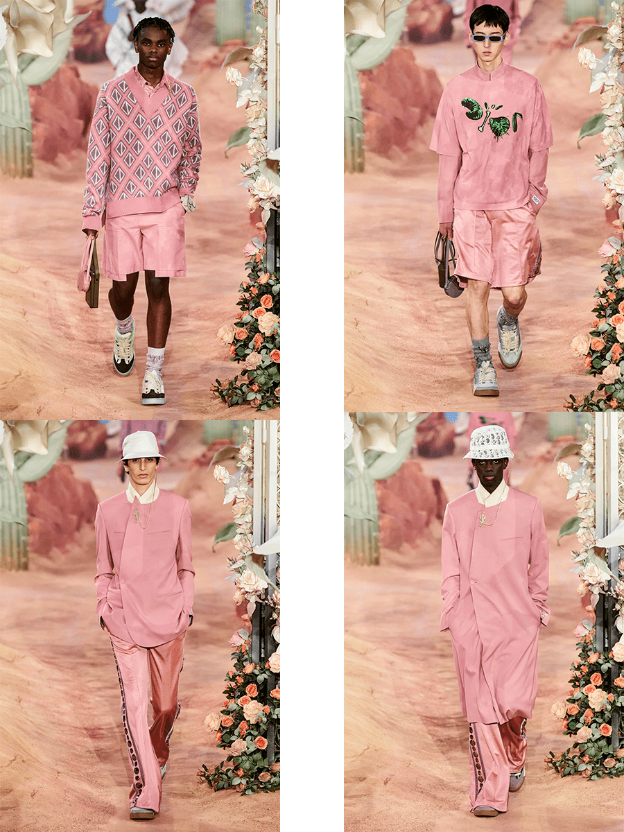 增加了 Dior Men 2022春季男装系列，不紧身的瘦削，精确裁剪和结实设计