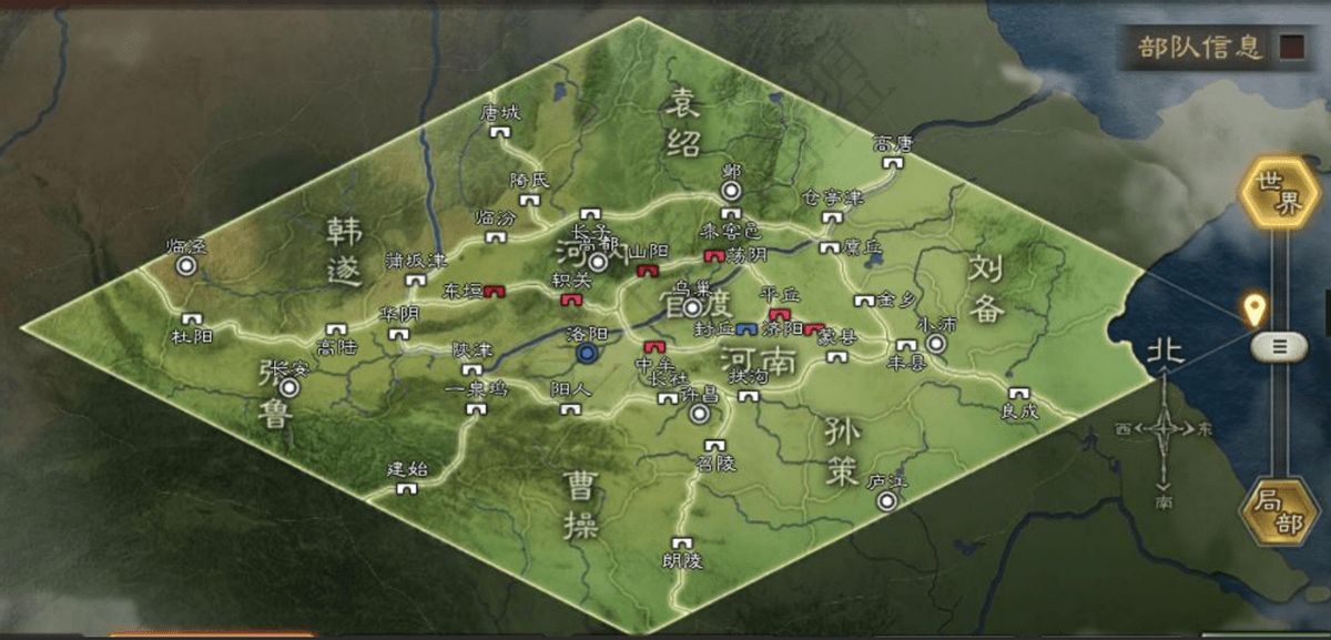 三国志战略版地图解析图片