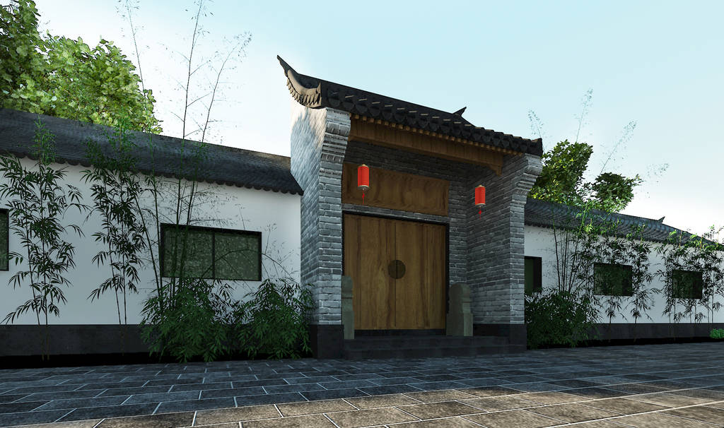 农村自建深宅大院墙里是你的人生墙外是你要笑看的人生