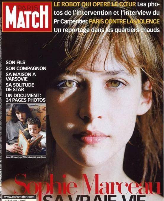 苏菲·玛索在《paris match》上的30张精美封面_电影_法国_杂志