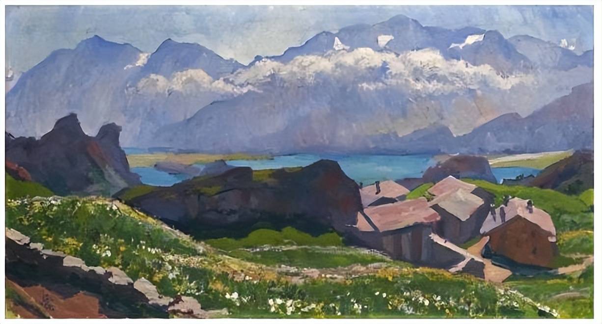 从分裂主义到印象主义的瑞士画家贾科梅蒂油画作品