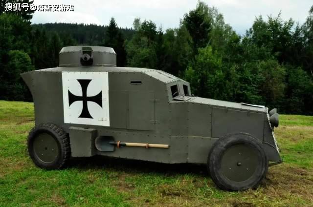 一战德国戴姆勒装甲车图片