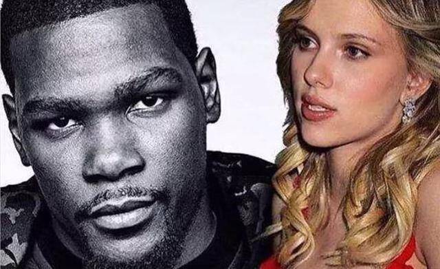 原创37岁女神斯嘉丽身材走样腰部赘肉多面容憔悴杜兰特想开了