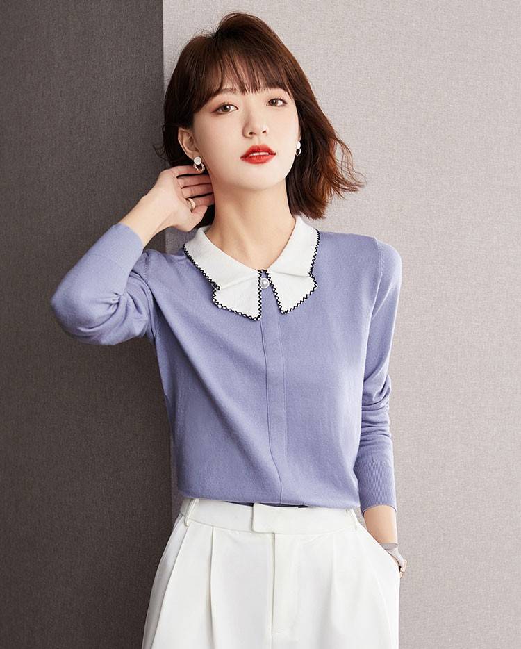 属性 春季小香风T恤，秒变都市丽人，温柔优雅的气质更是迷人