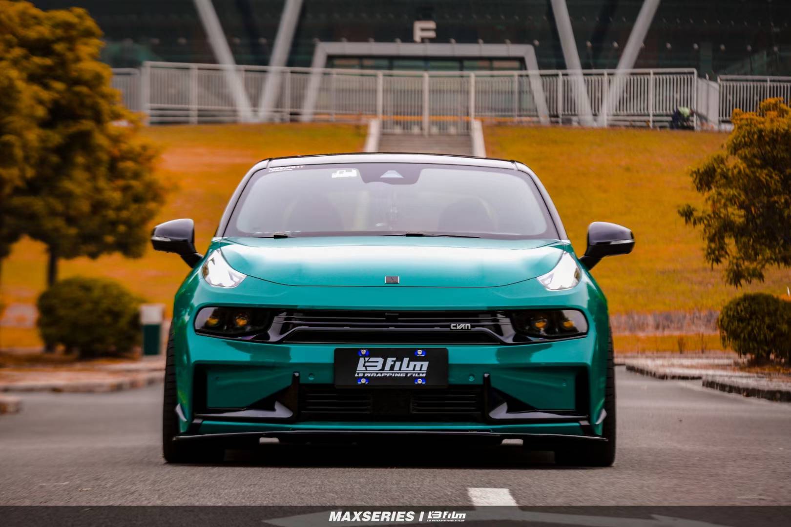 领克03原厂漆地狱绿改色膜lbfilm