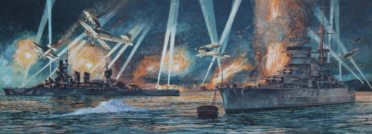 坎宁安上将的航母奇袭英国皇家海军如何用航母空袭塔兰托军港