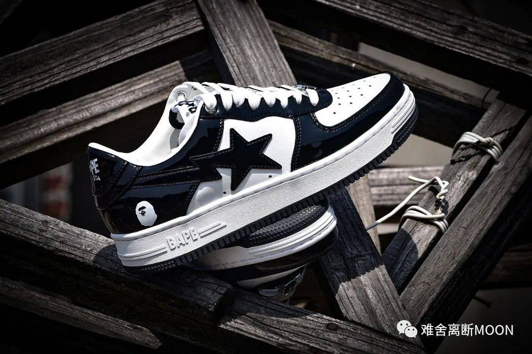罗永浩的af1和bapesta都是复刻咋就被骂漆皮的五角星猿人空军实拍对比