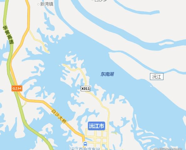 沅江市地图高清版图片