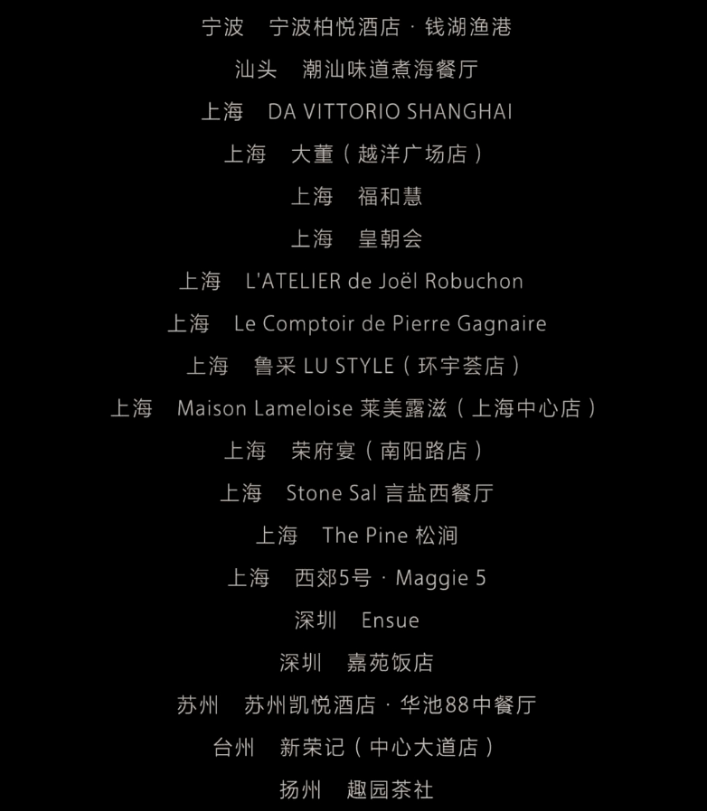 上海黑珍珠餐厅名单图片