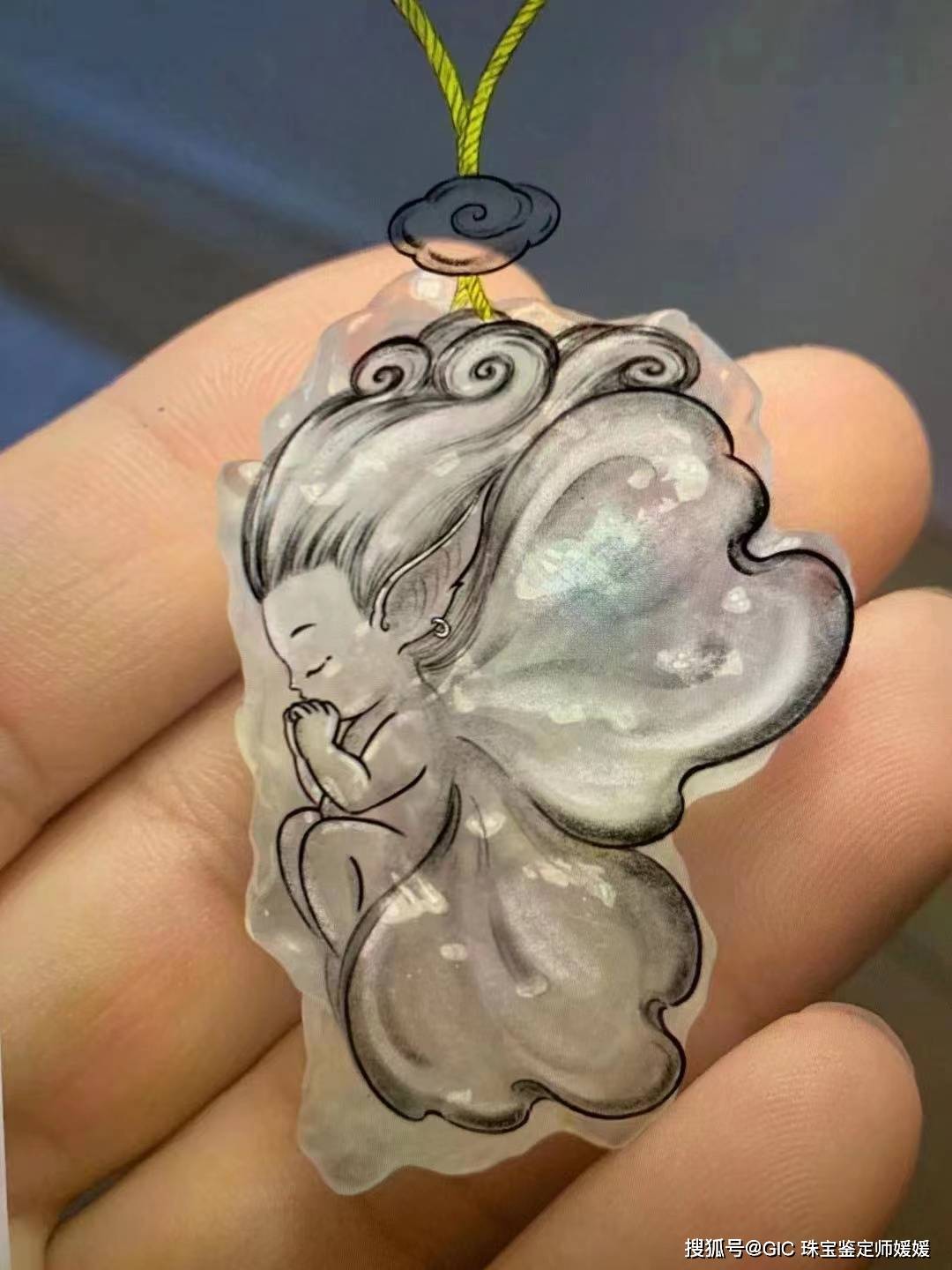 那是因为你没见过如此可爱的作品,心都萌化了_玉雕_天使_花仙子