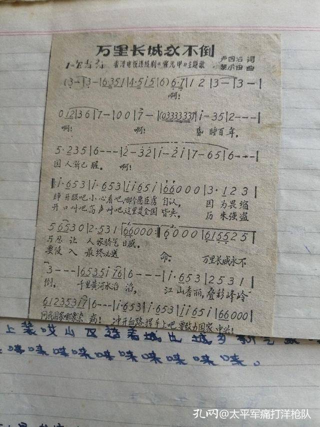 这是八十年代我的剪报本我的青春就投影于这些发黄的剪贴纸上