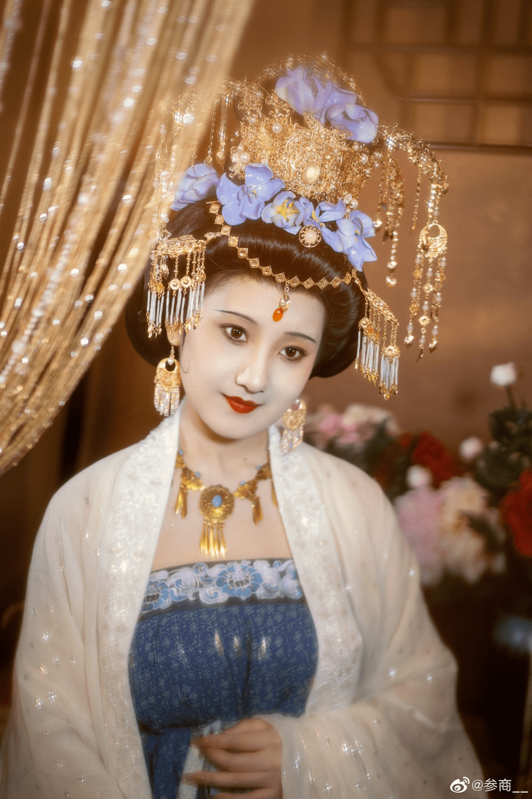 汉服美少女全麦小核桃也转型去拍戏了?_造型_楼楼_清音