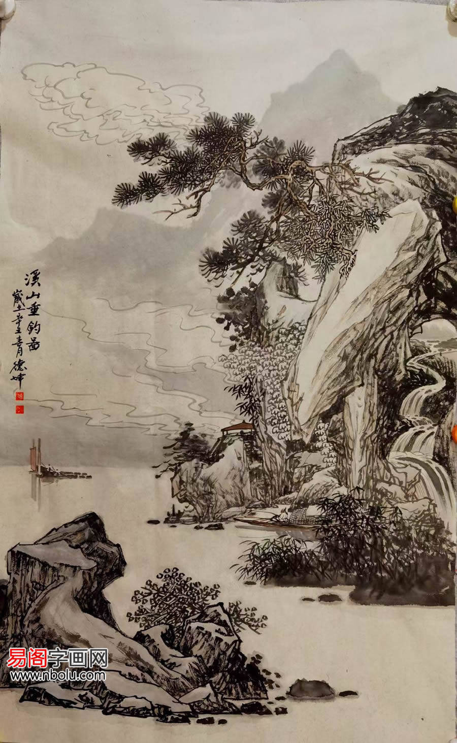 林德坤精品山水画赏析静气文气正气