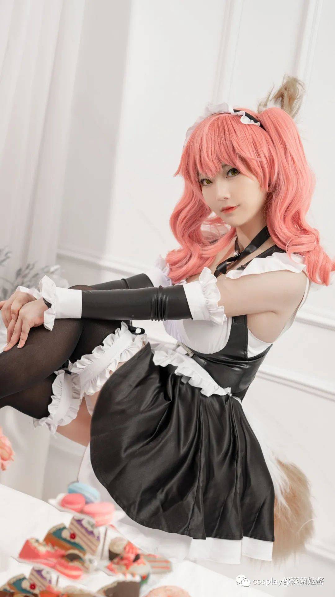 cos:玉藻前圣诞女仆装cos正片@梓貓