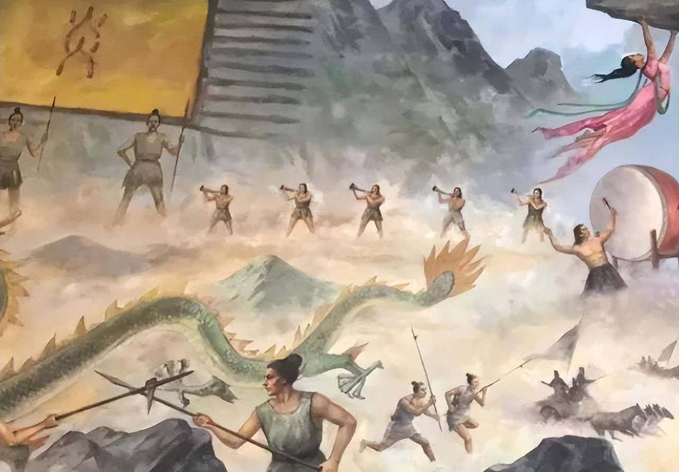 或许并非炎黄子孙,而是战神蚩尤的后代_部落_黄帝_炎帝和