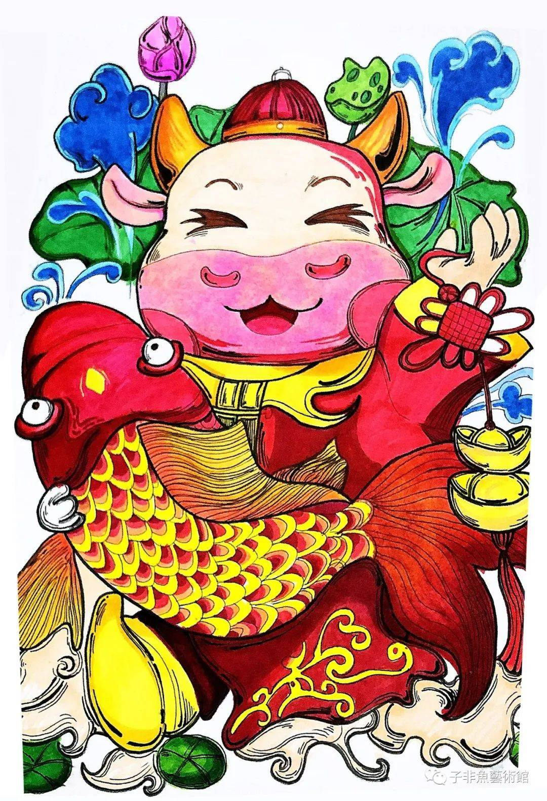 全国书画名家牛主题系列云展特辑四