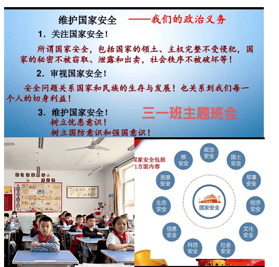 忻州市康乐小学2022年“4.15全民国家安全教育日宣传教育”主题班会活动