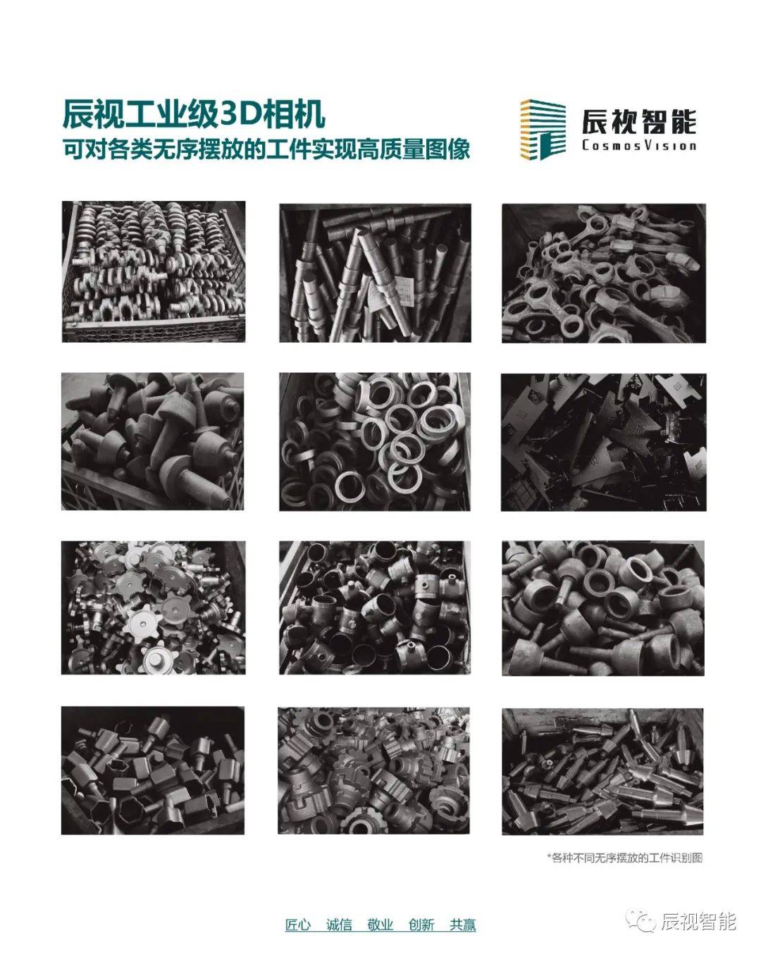 辰视机器人3D视觉案例集锦|制造业无序工件上下料