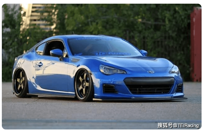 改装案例 斯巴鲁brz升级tei Racing P40 Super竞技版高性能刹车卡钳套件 乐惠车