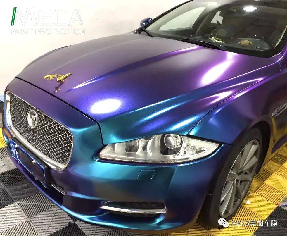 钻石蓝魅紫 无锡车膜改色|如钻石般闪耀的深邃星空