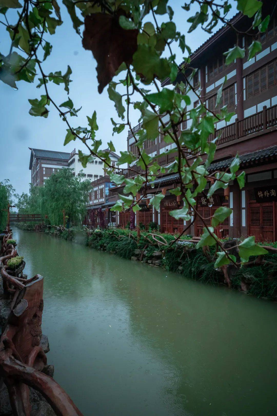 宝鸡岐山有个"小江南",一下雨就美成仙境!_小镇_三国_春雨