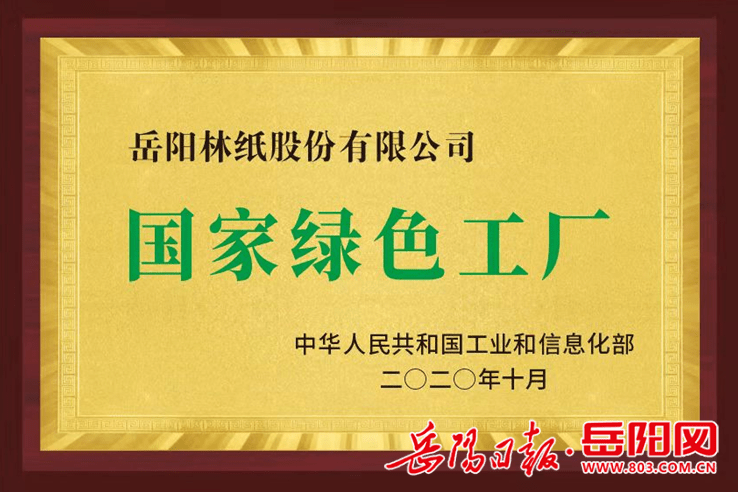 岳阳林纸牢记殷殷嘱托交出绿色示范精彩答卷