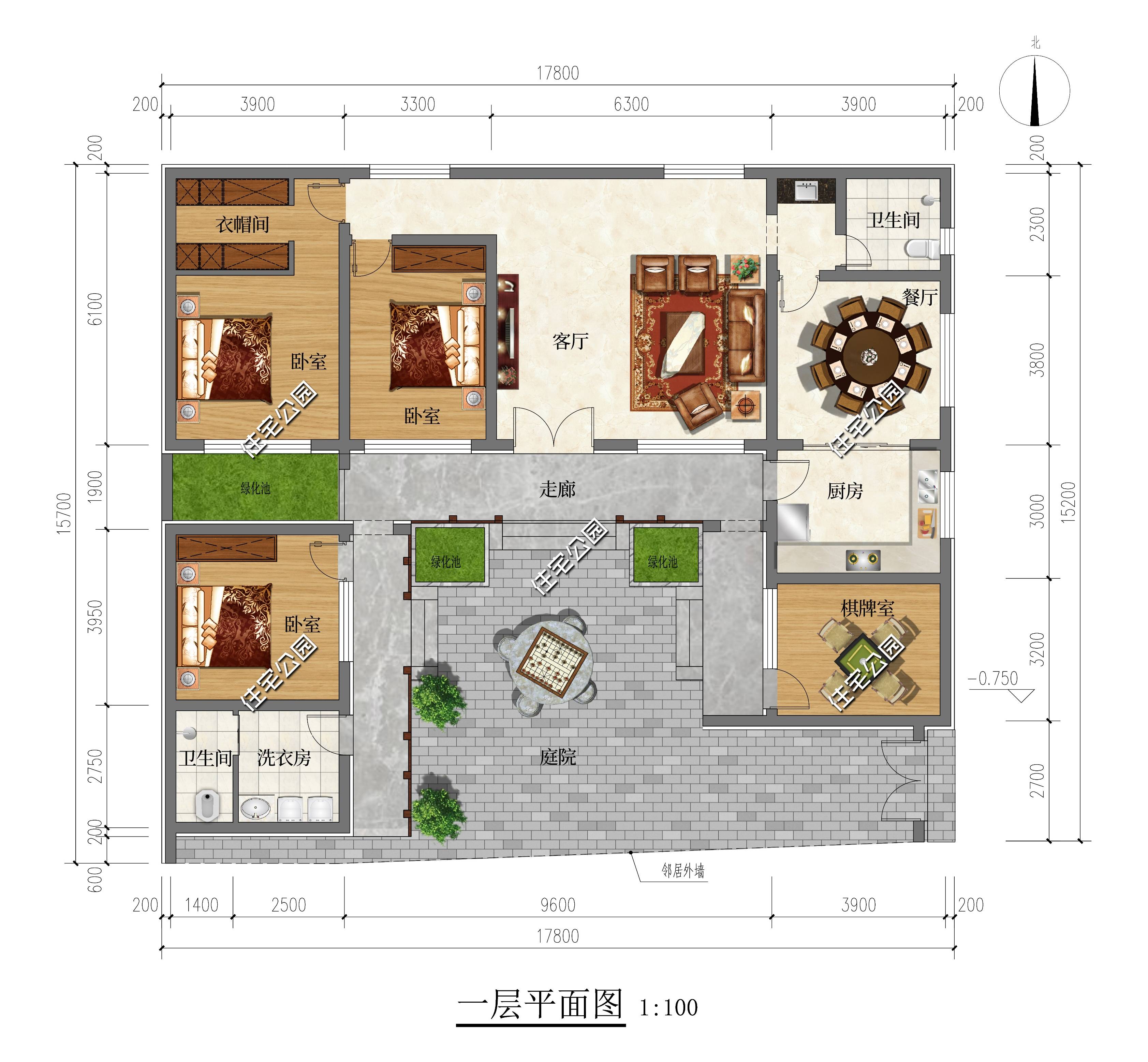 农村建一栋这样的经典三合院,曾是多少人的梦想_设计_厢房_卧室