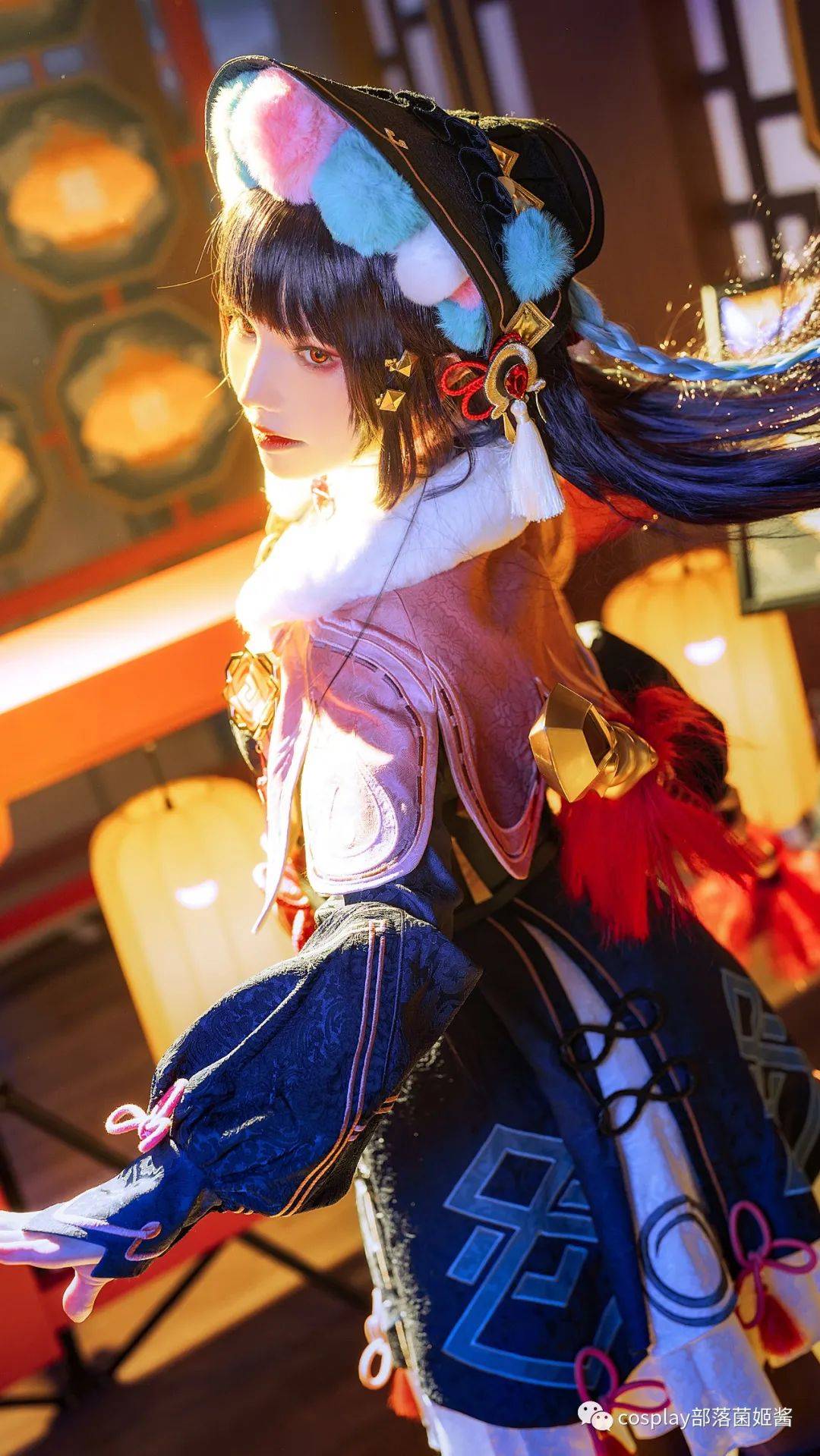 cos:原神漫展上的云堇cos正片@千禾_wb_摄影_图文