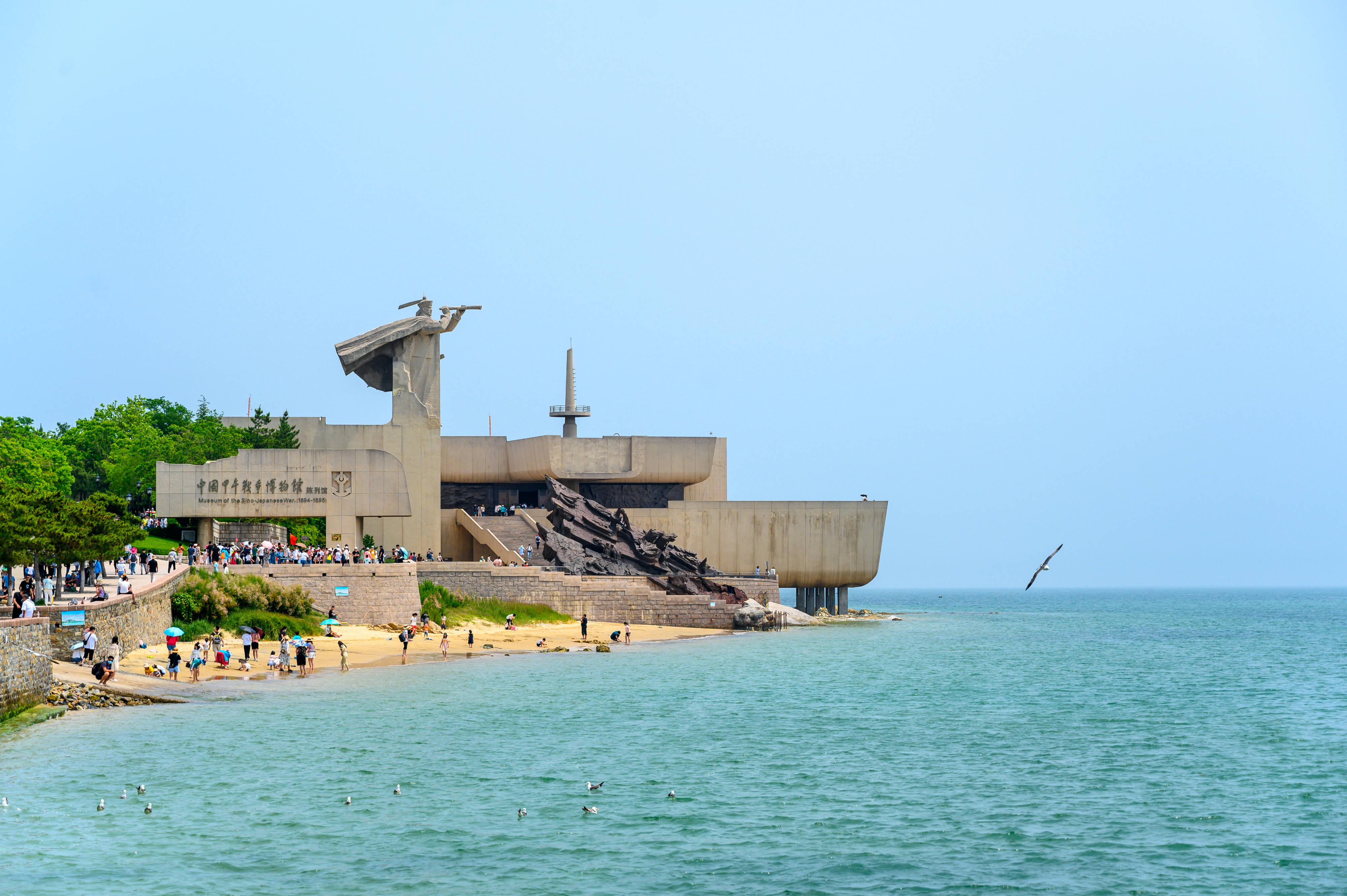 原创威海旅游必打卡的景点刘公岛风景区素有不沉的战舰之美誉