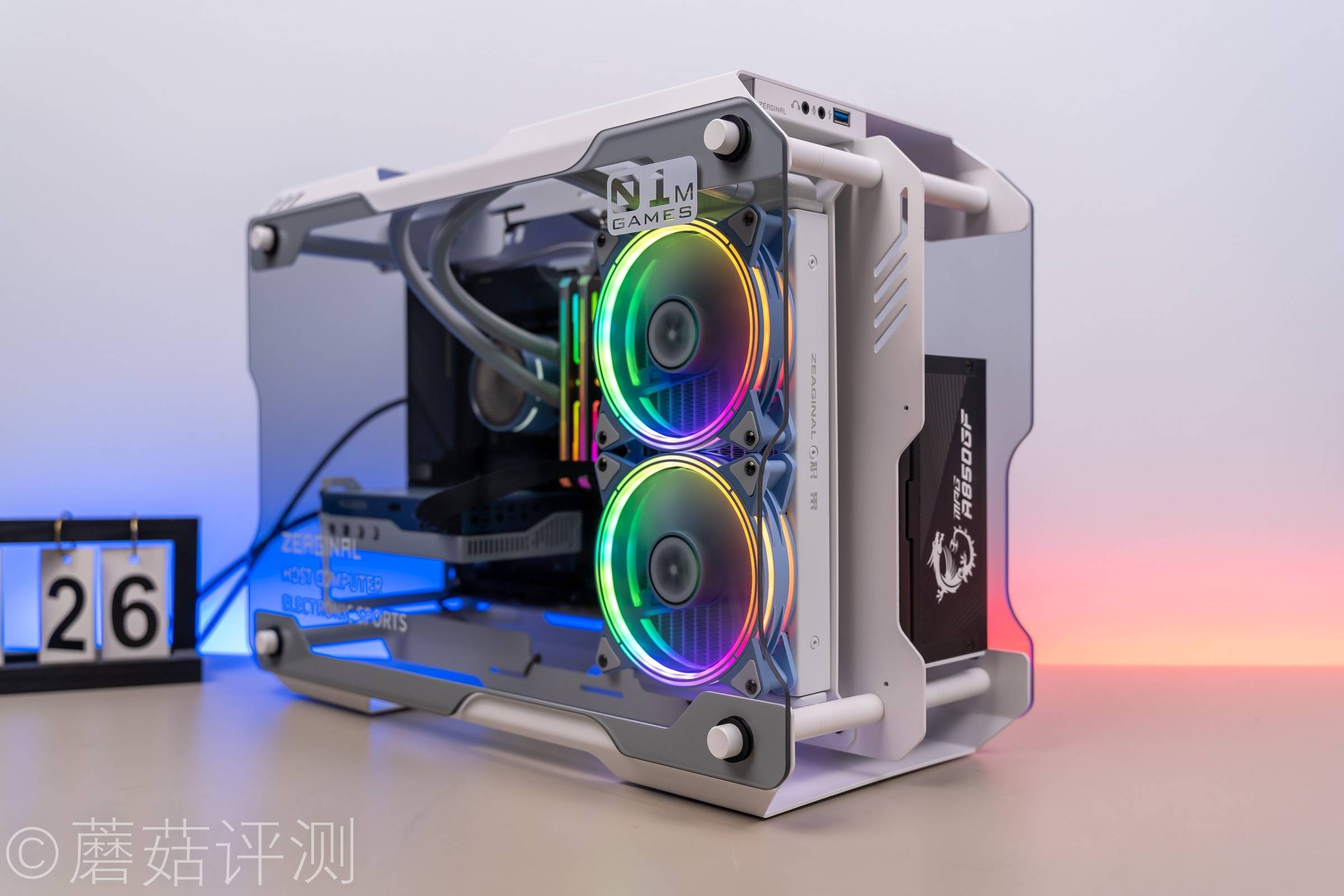 原创高颜值主机谁不爱只为那一抹白兰盈通樱瞳花嫁系列主题装机评测