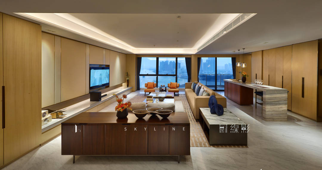 广州十大豪宅天誉半岛花园440方简奢大平层样板间摄影地产摄影蔚线影