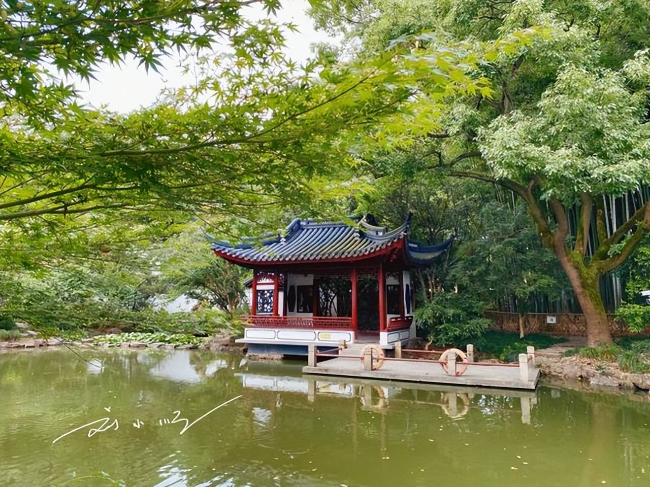 上海嘉定这个公园好"尴尬",明明没什么人去,还要收5元钱门票_汇龙潭