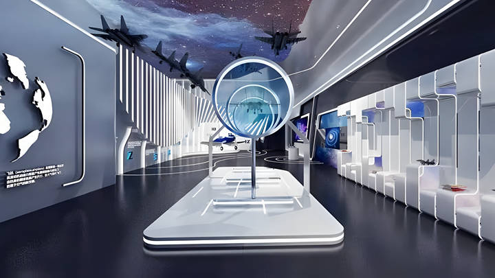 数字化航空展厅设计，在交互中探索宇宙的奥秘