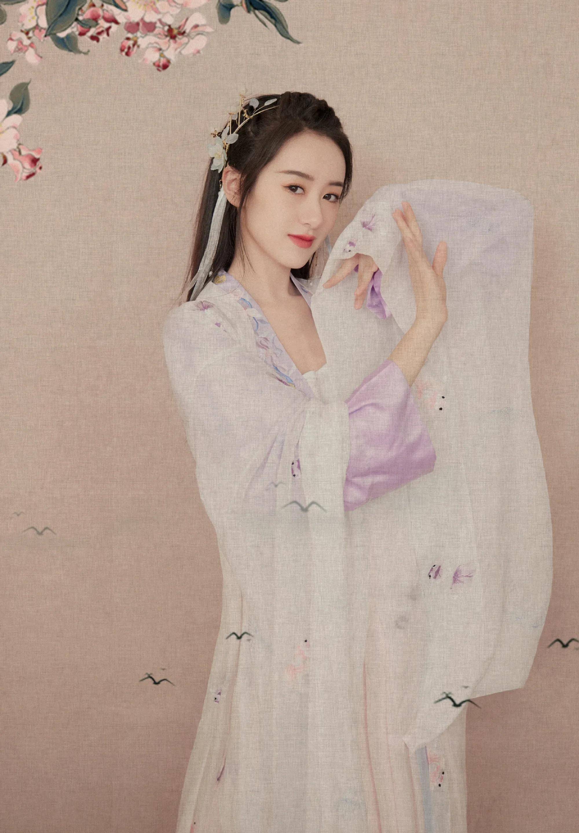 原创女明星汉服造型大赏国风古韵一见倾心这是谁家的小姐姐踏青出游啦