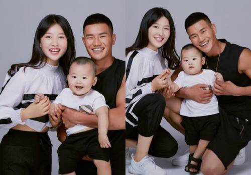 原创31岁嘎子谢孟伟晒一家四口近照妻子结婚多年恩爱如初